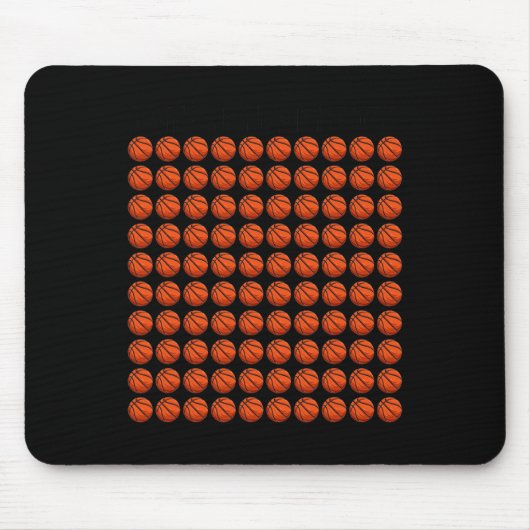 ハワイアンハイビスカスバスケットボールハワイビーチアル マウスパッド (正面)