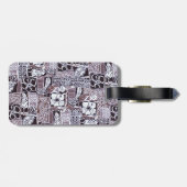 ハワイアンハイビスカスバーククロス ラゲッジタグ (裏面横)