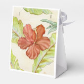 ハワイアンハイビスカスパーティーの好意ボックス フェイバーボックス (裏面サイド)