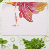 ハワイアンハイビスカスフラワーキッチンタオル16インチx 24インチ キッチンタオル (折り畳み)