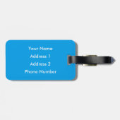 ハワイアンハイビスカスフラワーズアロハ ラゲッジタグ (裏面横)