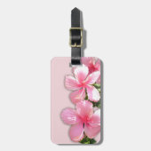 ハワイアンハイビスカスフラワーズラゲッジタグ ラゲッジタグ (正面縦)