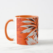 ハワイアンハイビスカスフラワーバックグラウンド マグカップ (左)