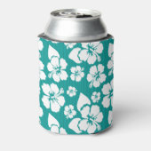 ハワイアンハイビスカスフラワーパターン 缶クーラー (缶裏面)
