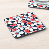 ハワイアンハイビスカスフラワー |ハイビスカスコースターセット コースター (左側)