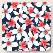 ハワイアンハイビスカスフラワー |ハイビスカスコースターセット コースター (正面)