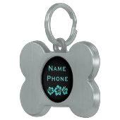 ハワイアンハイビスカスフラワー ペットネームタグ (正面右)