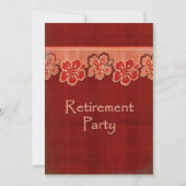 ハワイアンハイビスカスリタイアメント 招待状 (正面)