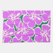 ハワイアンハイビスカスルアウ（ハワイ式宴会） キッチンタオル (横)