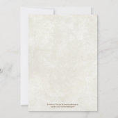 ハワイアンハイビスカスルアウ(ハワイ式宴会)ブライダルシャワー招待 招待状 (裏面)