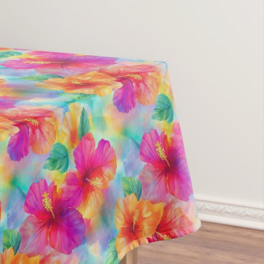 ハワイアンハイビスカス熱帯フローラ テーブルクロス (インサイチュ)