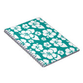 ハワイアンハイビスカス花模様 ノートブック (右側)