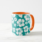 ハワイアンハイビスカス花模様 マグカップ (正面右)