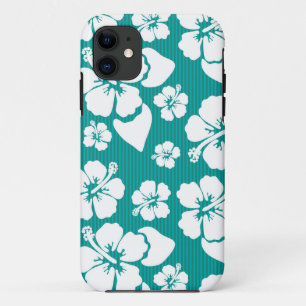 ハワイアンハイビスカス花模様 iPhone 11 ケース