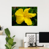 ハワイアンハイビスカス ポスター (ホームオフィス)