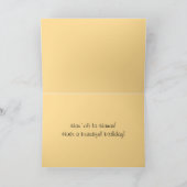 ハワイアンハッピーバースデートロピカルサンセット カード (内部)