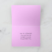 ハワイアンハッピーマザーズデイピンクカトレヤオーキッドC カード (内部)