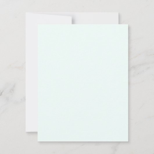 ハワイアンパイナップルクリスマスサンキューフラットノート シーズンカード (裏面)