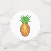 ハワイアンパイナップルトロピカルアイランドフルーツハワイHI コンフェッティ (スモール正面)