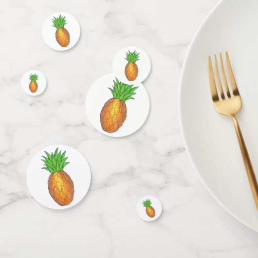 ハワイアンパイナップルトロピカルアイランドフルーツハワイHI コンフェッティ (グループ)