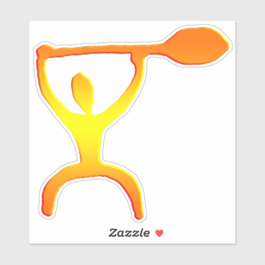 ハワイアンパドルマンペトログリフ シール (シート)