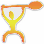 ハワイアンパドルマンペトログリフ シール (正面)