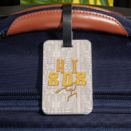 ハワイアンパドレマンアンドタパ ラゲッジタグ