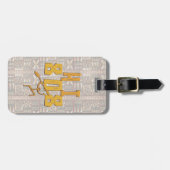 ハワイアンパドレマンアンドタパ ラゲッジタグ (正面横)