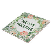 ハワイアンパラダイカスタムスプレート標識 タイル (側面)