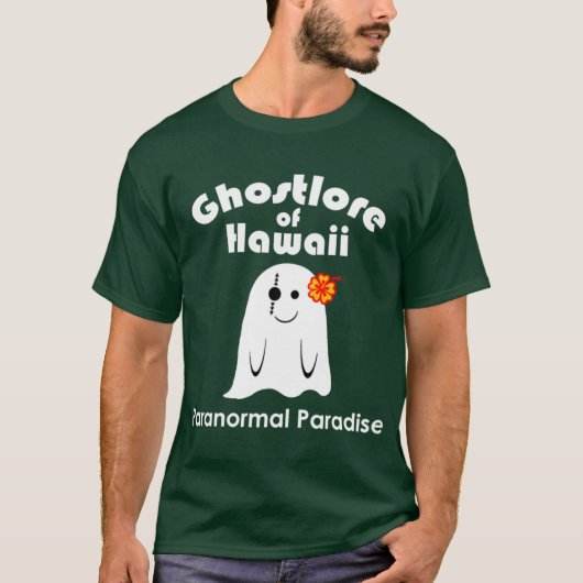 ハワイアンパラダイスタトゥー ゴースト オーバーサイズ Tシャツ (正面)