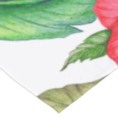 ハワイアンパラダイスハイビスカスフローラルパターン テーブルクロス (アングル)