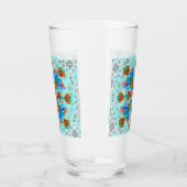 ハワイアンパラダイスフレイムス(青) タンブラーグラス (左)