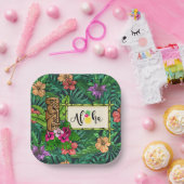 ハワイアンパーティー ペーパープレート (パーティー)