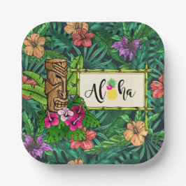 ハワイアンパーティー ペーパープレート