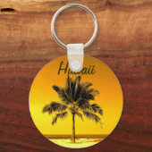 ハワイアンパームツリーキーチェーン キーホルダー (正面)