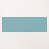 ハワイアンパームツリーシルエットパターンティール(緑がかった色)ID1093 ヨガマット (裏面(横))