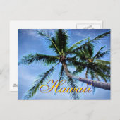 ハワイアンパームツリーズはがき ポストカード (正面/裏面)