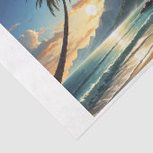 ハワイアンパームビーチアットサンセット 薄葉紙 (詳細)