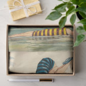 ハワイアンパールダイバーズ男性泳ぐ人サーカス法 薄葉紙 (ギフト)