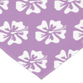 ハワイアンヒビスカス花のパタカスタムーン色 ショートテーブルランナー (コーナー)