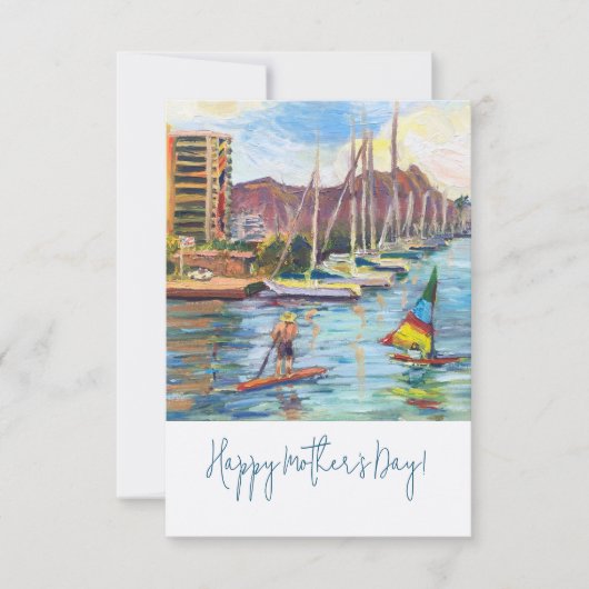 ハワイアンビューから魔法島カード サンキューカード (正面)