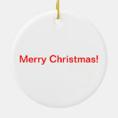 ハワイアンビーチクリスマスオーナメント セラミックオーナメント (裏面)