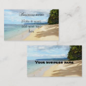 ハワイアンビーチシーン名刺 名刺 (正面/裏面)