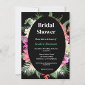 ハワイアンビーチフローラブライダルシャワー 招待状 (正面)