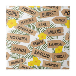 ハワイアンビーチ熱帯 タイル