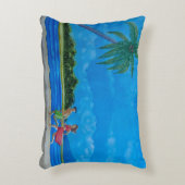 ハワイアンビーチ走 アクセントクッション (正面(垂直))