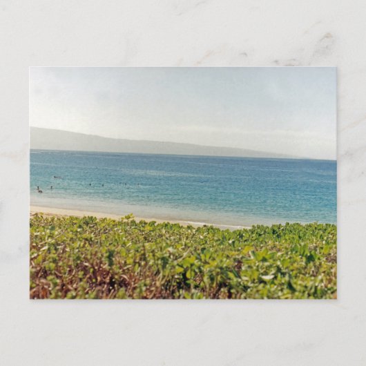 ハワイアンビーチ1 ポストカード (正面)