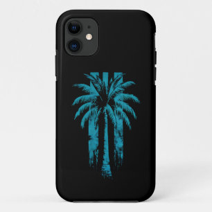 ハワイアンビーチ 夏 トロピカル バケーション ヤシの木 iPhone 11 ケース
