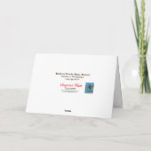 ハワイアンビーチ、海、パーム シーズンカード (裏面)