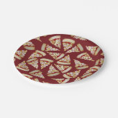 ハワイアンピザ恋人 ペーパープレート (アングル)